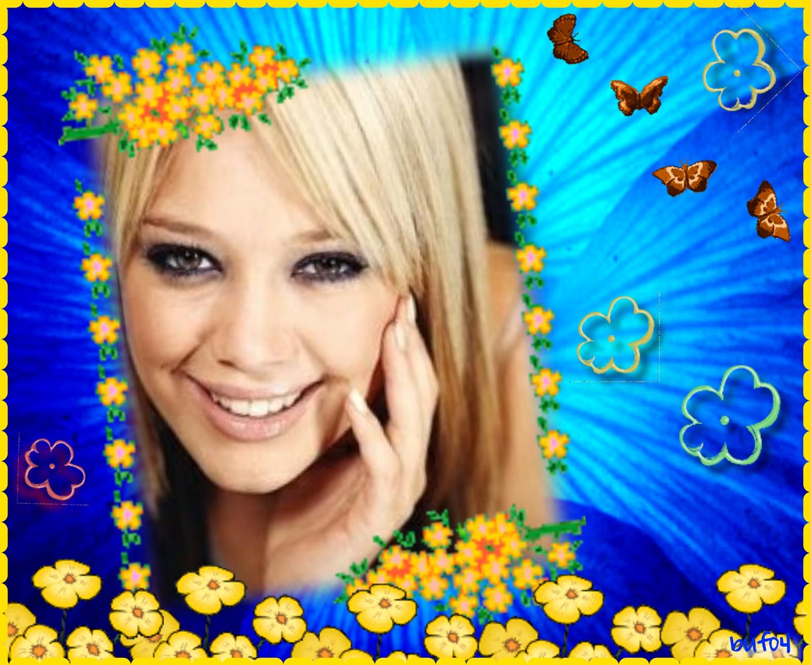 photofunia effects flower frame